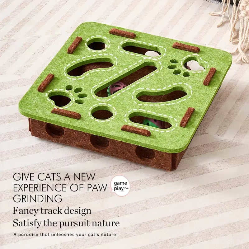 Self-entertainment Cat Maze Toy