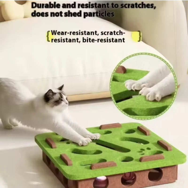 Self-entertainment Cat Maze Toy